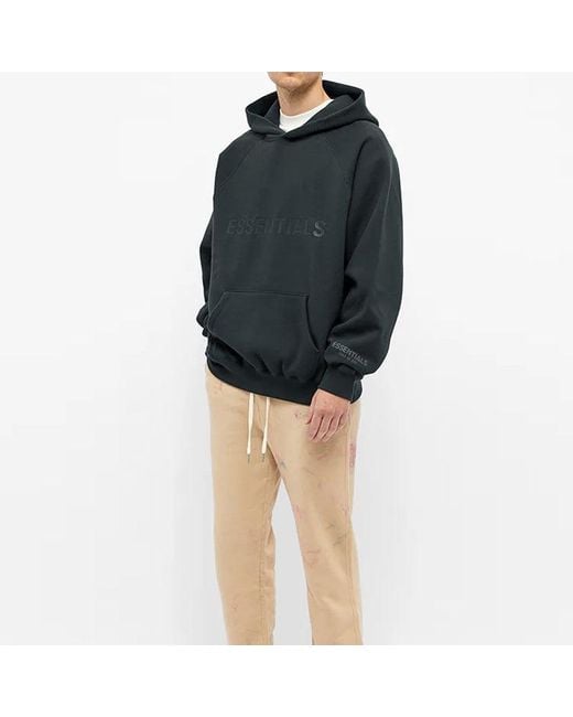 Fear Of God Blue Fw20 Ssence Logo Hoodie 'Dark' for men