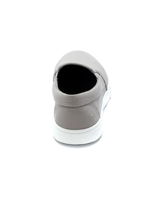 Timberland Gray Union Wharf 2.0 Ek+ Slip On Shoes for men
