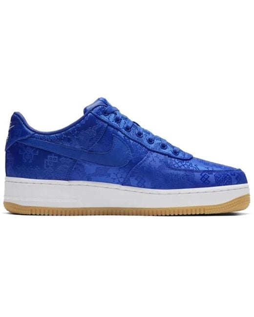 Nike Blue X Clot Air Force 1 Prm 'Royal Silk' for men