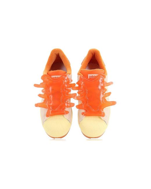 Adidas Orange Melting Sadness X Superstar 'Hotdog' for men