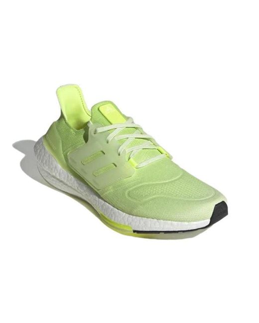 Adidas Green Ultraboost 22 'Almost Lime' for men