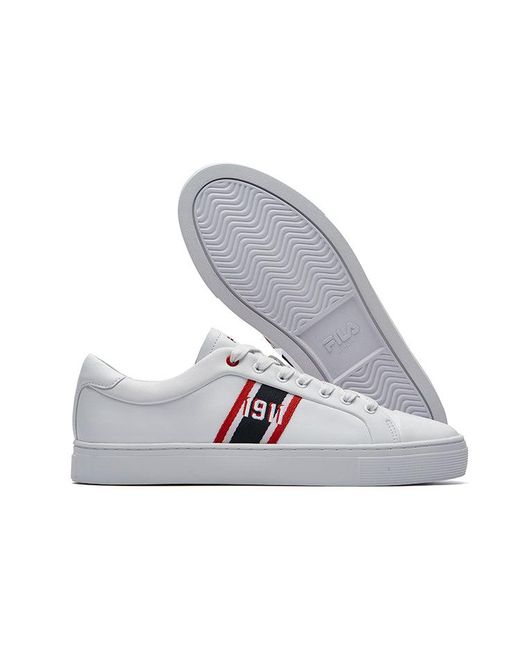 Fila White Fashion Court Sneakers for men
