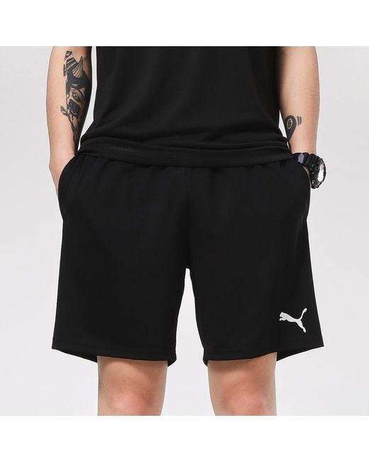 PUMA Black Active Woven 9 Inch Shorts for men