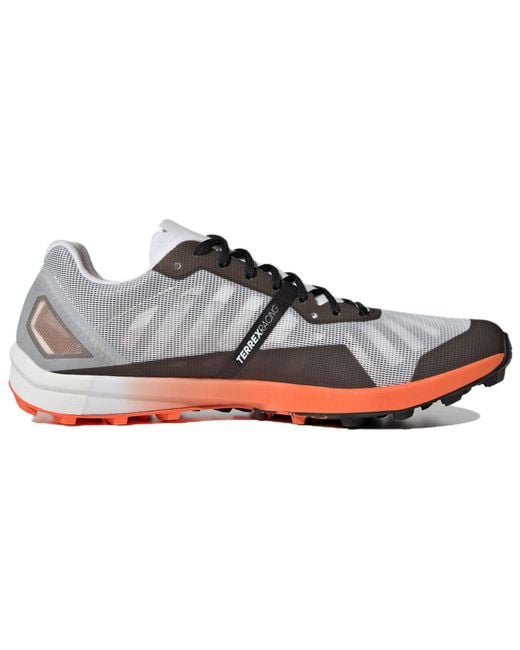 Adidas Gray Terrex Speed Pro Trail Running Shoes 'Non Dyed Impact' for men