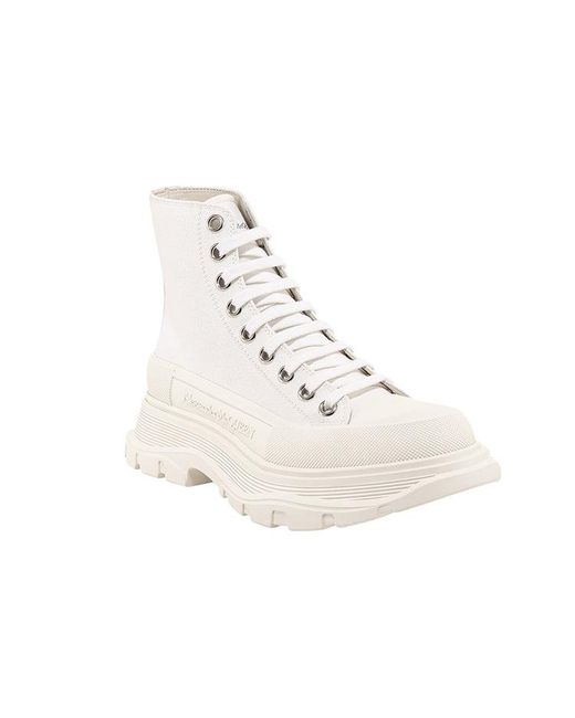 McQueen White (Wmns) Tread Slick Boot 'Canvas'