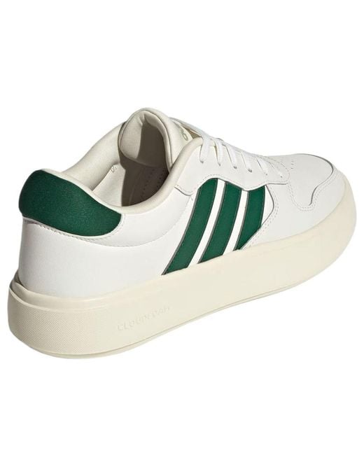 Adidas White Litecourt Low 'Core' for men