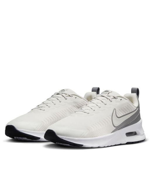 Nike White Air Max Nuaxis 'Light Bone Light Iron Ore' for men