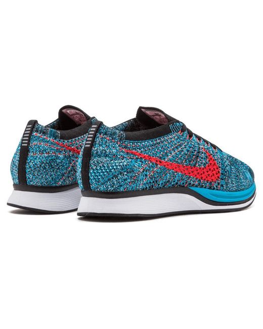 Nike Blue Flyknit Racer 'Neo' for men