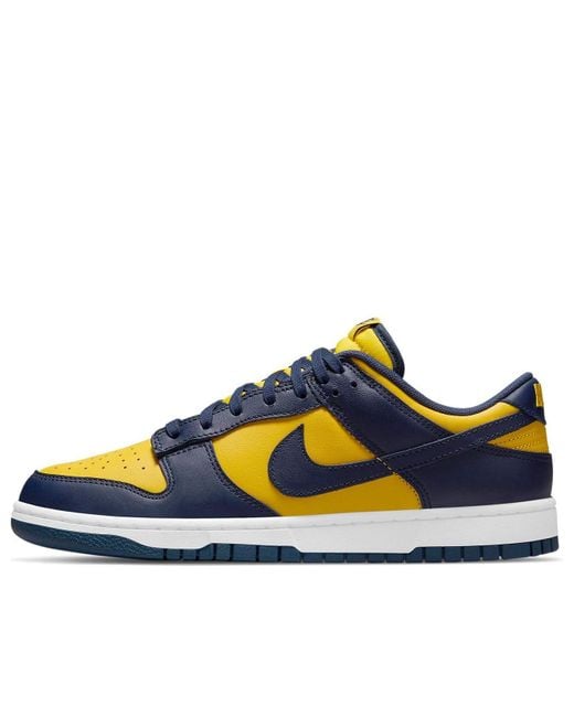 Nike Blue Dunk Low 'Michigan' 2021 for men