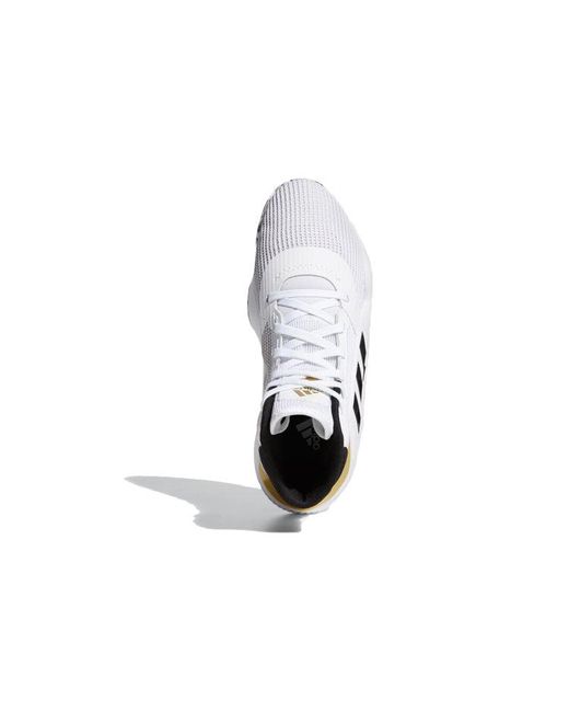Adidas White Pro Bounce 2019 Metallic' for men