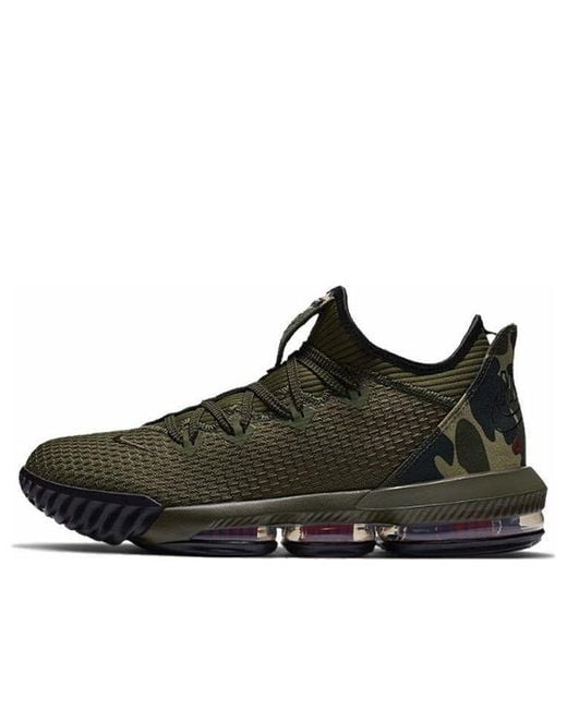 Nike Brown Lebron 16 Low 'Camo' for men