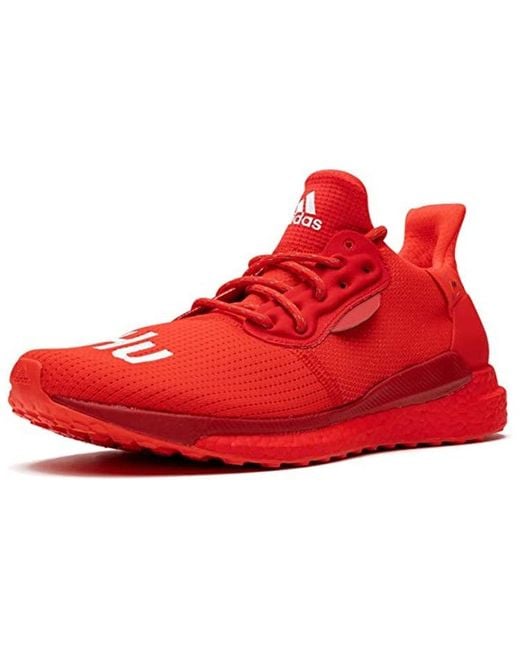 Adidas Red X Pharrell Solar Hu Glide 'Power' for men