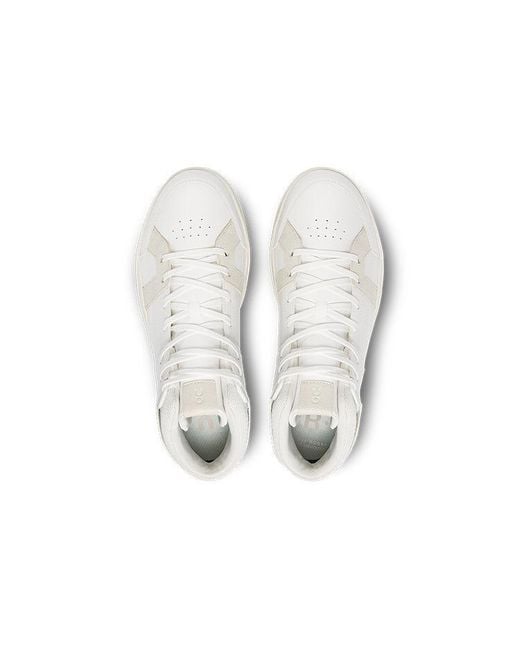 On Shoes White The Roger Clubhouse Mid Sand' for men