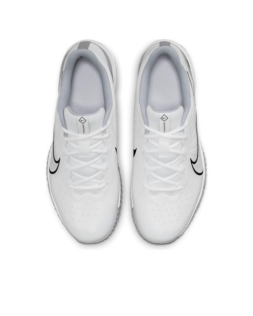 Nike White Alpha Huarache Varsity 4 Tf Wolf' for men