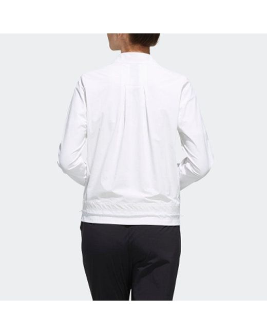 Adidas White (Wmns) Sports Jacket