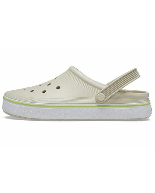 CROCSTM White Crocband Clean Clog for men