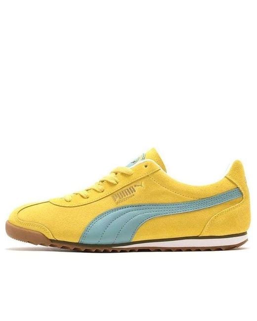 PUMA Yellow Arizona Low Top Athleisure Casual Sports Shoe for men