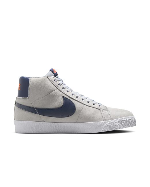 Nike Blue Sb Zoom Blazer Mid 'Wolf' for men