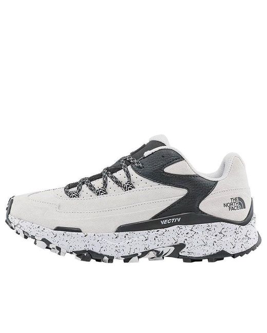 The North Face White Vectiv Taraval Street Reflective Track Shoes