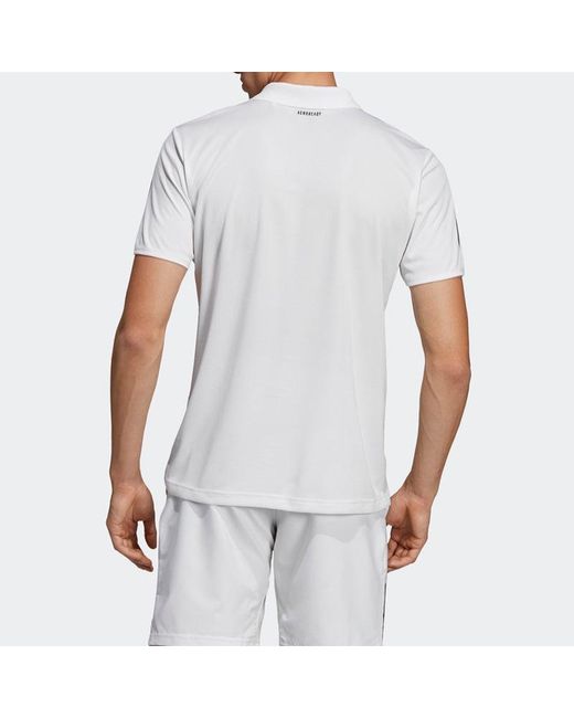 Adidas White Club 3Str Polo Tennis Sports Polo Shirt for men