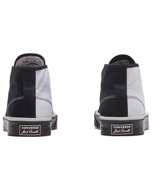 Converse White Jack Purcell Mid for men