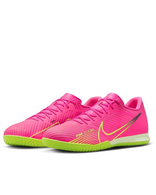 Nike Pink Zoom Mercurial Vapor 15 Academy Ic 'Luminous Pack' for men