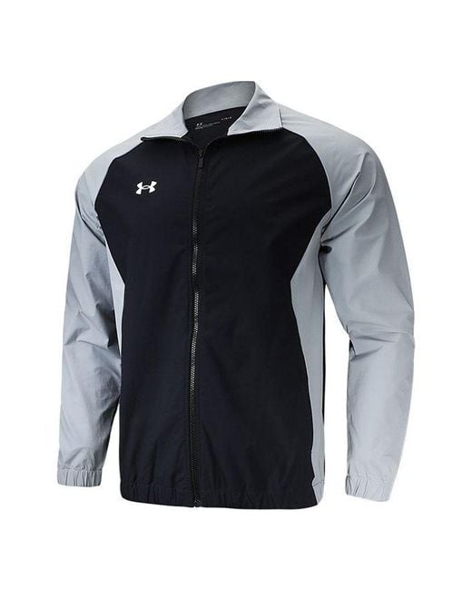 Under Armour Blue Sportstyle Woven Full Zip Jacket for men