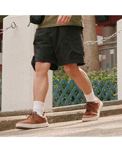 Timberland Black Stretch Quick Dry Wind Resistant Shorts for men