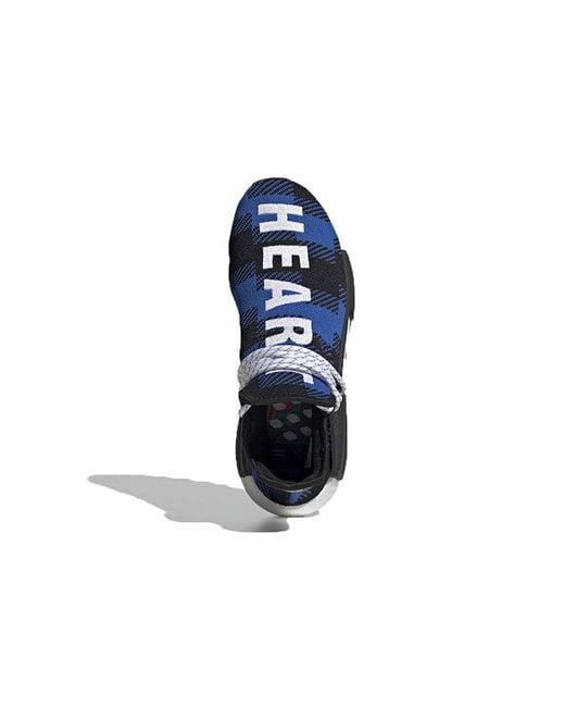 Adidas Blue X Pharrell X Billionaire Boys Club Nmd Hu Trail Plaid' for men