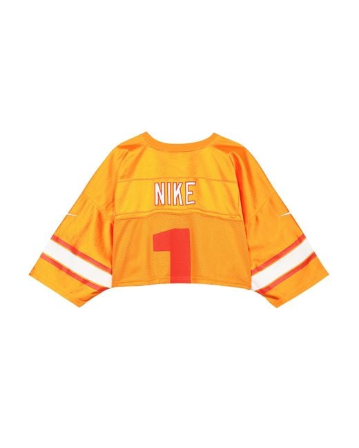 Nike Orange (Wmns) Lab Collection Rugby Short Sleeve