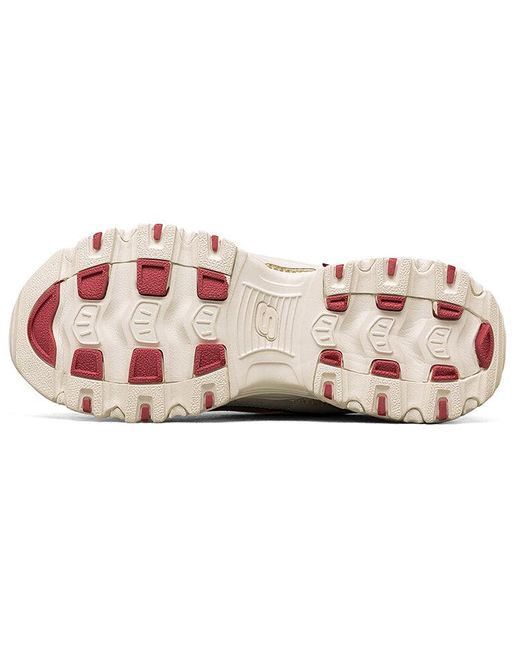 Skechers White (Wmns) D'Lites Marathon Running Shoes