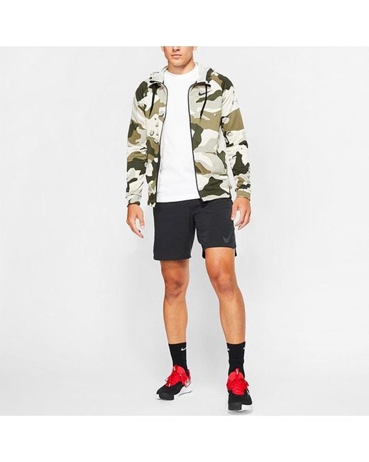 Nike Gray Dri-Fit Sports Training Quick Dry Hooded Jacket for men