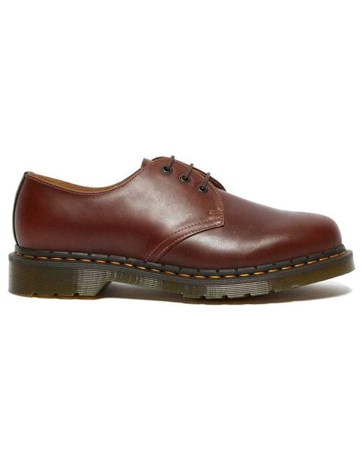 Dr. Martens Brown Dr.Martens 1461 Abruzzo Leather Shoes for men
