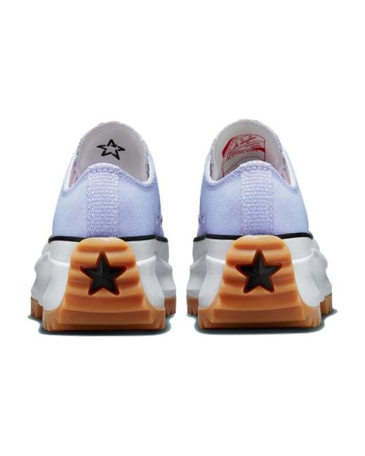 Converse Blue Run Star Hike Platform Low 'Serene Sapphire Gum' for men