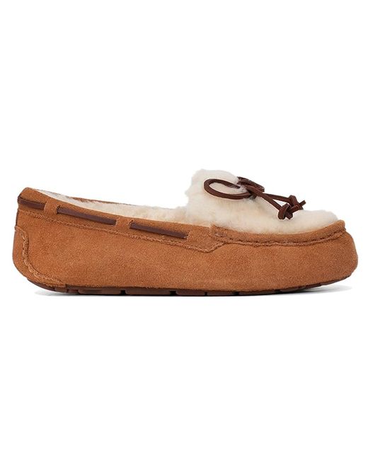 Ugg Brown Ansley Bow Glimmer