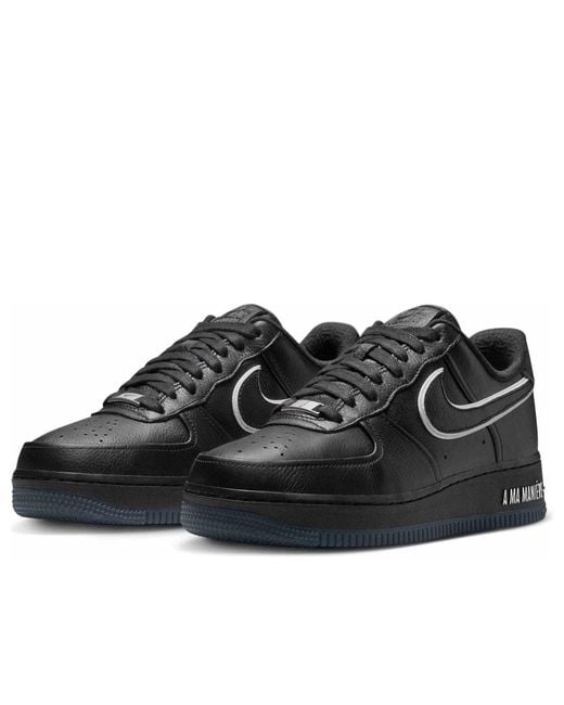 Nike Black (Wmns) X A Ma Maniere Air Force 1 Low 'Hand Wash Cold'