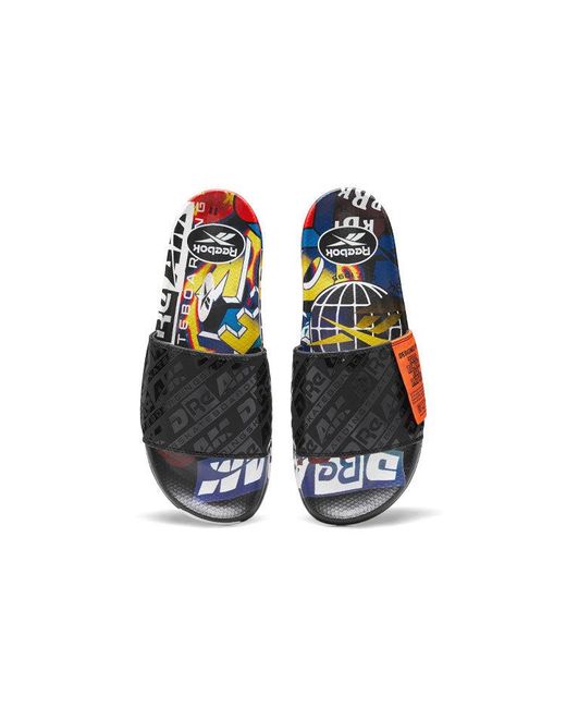 Reebok Blue Blackeyepatch X Classic Slide