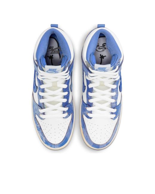 Nike Blue Sb Dunk High Dark Sulfur Coconut Milk' for men