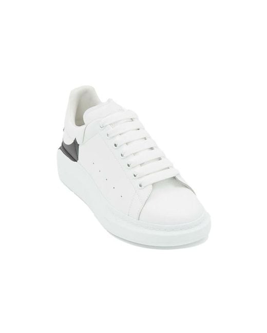 McQueen White Oversized Sneaker Heel' for men