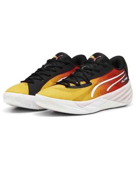 PUMA Yellow All Pro Nitro 'Showtime' for men