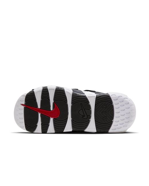 Nike Black Air More Uptempo Slide Varsity' for men