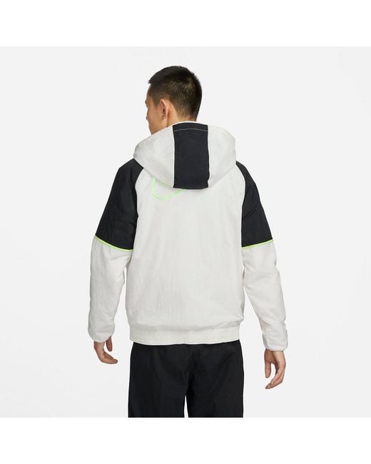 Nike Gray Woven Basketball Jacket for men