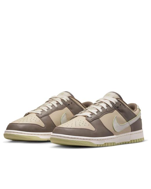 Nike Brown Dunk Low 'Velcro Tongue for men