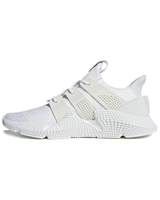 Adidas White Prophere 'Triple' for men