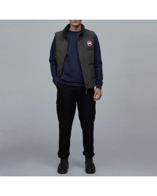 Canada Goose Gray Garson Vest 'Graphite' for men