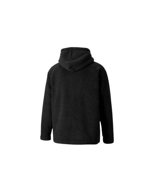 PUMA Black Classics Sherpa Hoodie for men