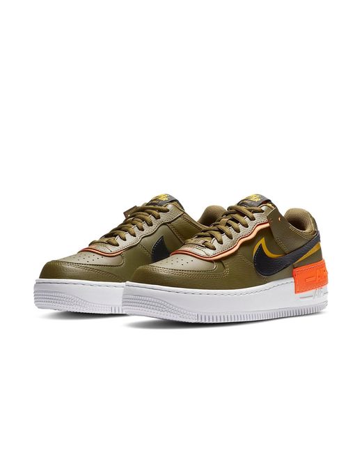 Nike Brown (Wmns) Air Force 1 Shadow Flak'