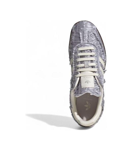 Adidas White X Caroline Hu Samba Og 'Satin Metallic' for men