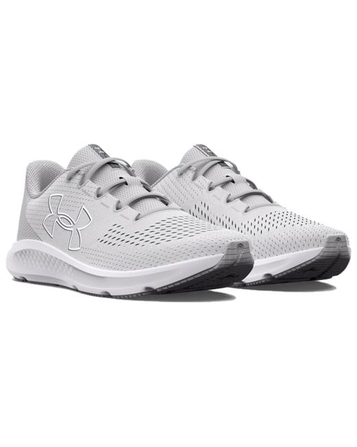 Under Armour White (Wmns) Charged Pursuit 3 Running Shoes