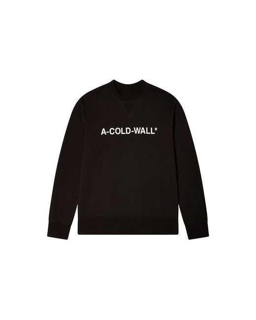 A_COLD_WALL* Black Essential Logo Sweatshirt for men